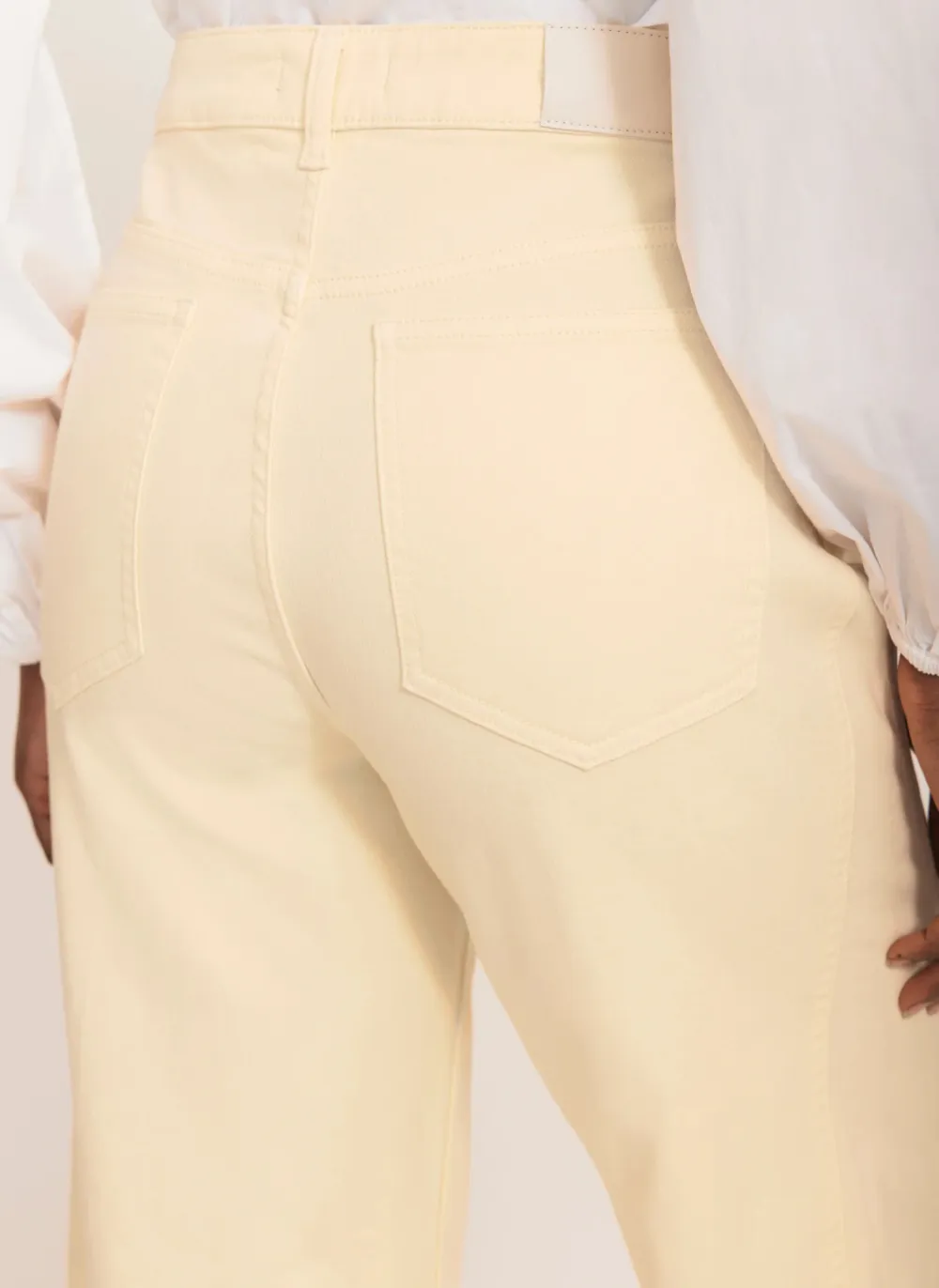 Casual Style Wide-Leg Jeans