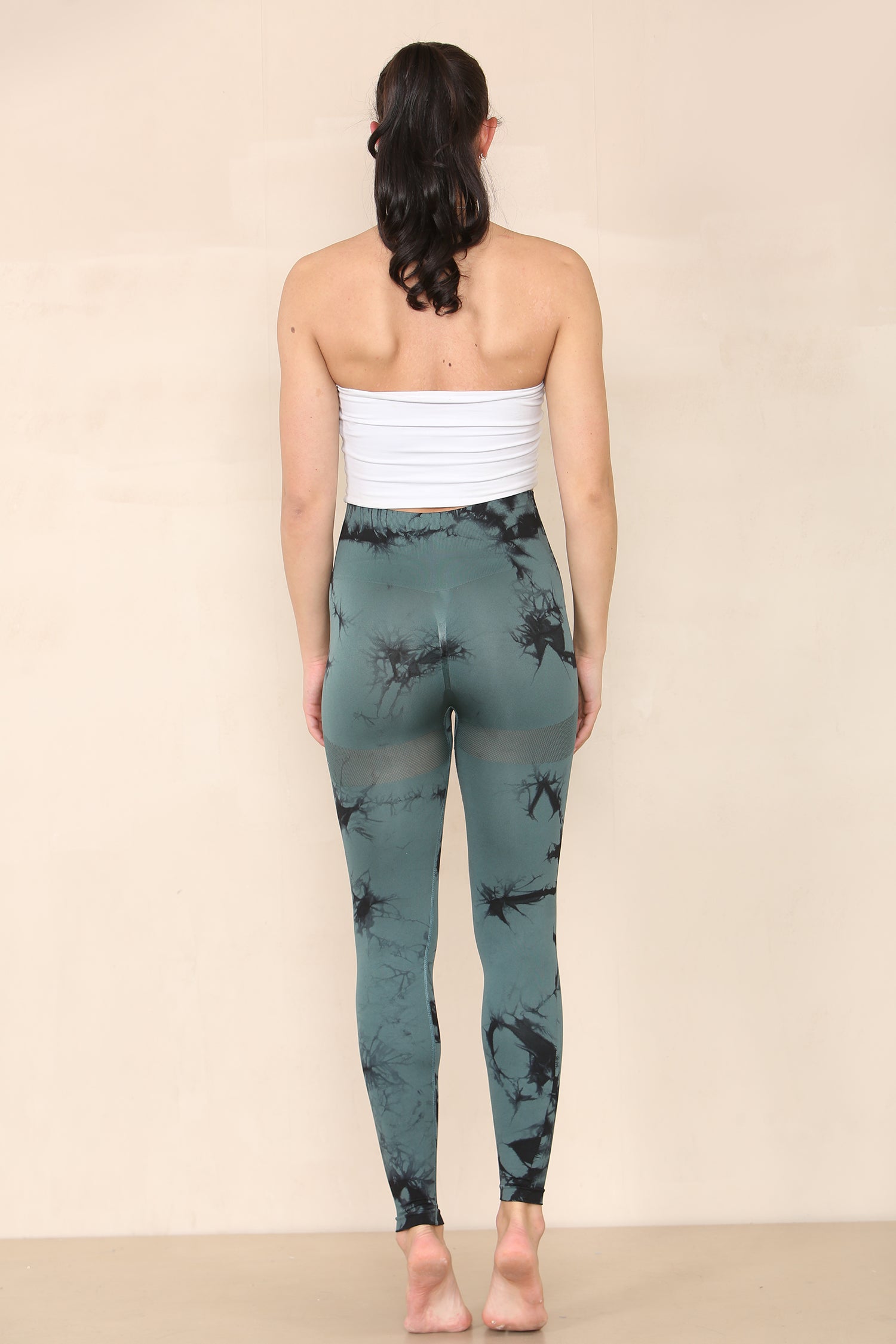 Tie Dye Print Bum Sculpt Leggings - Cecilia