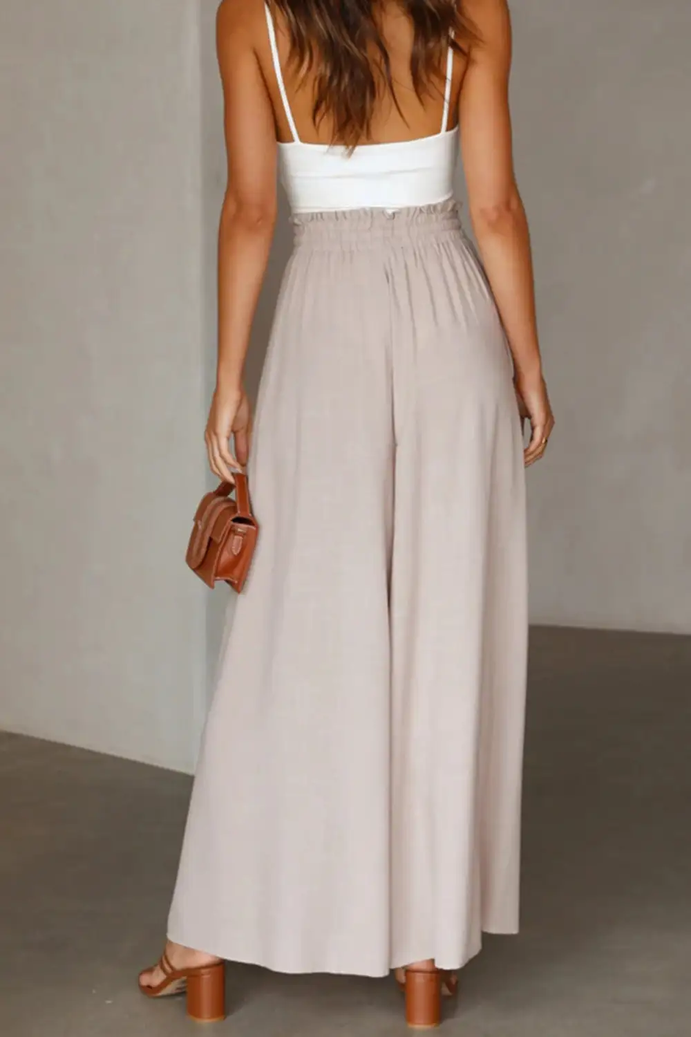 Easy Waist Wide Leg Pants
