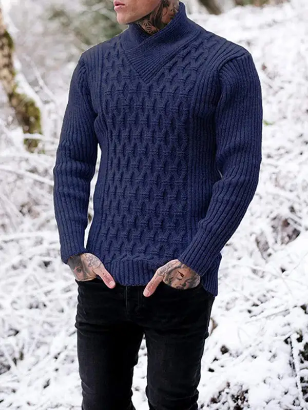 Knit Collared Sweater