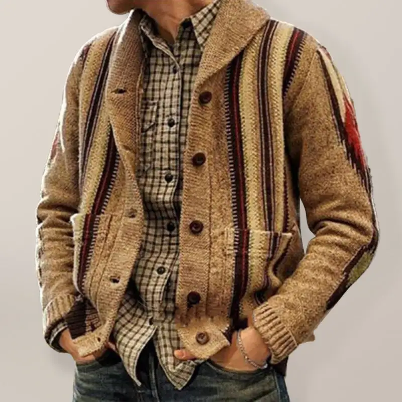 Lapel Collar Long Sleeve Jacket
