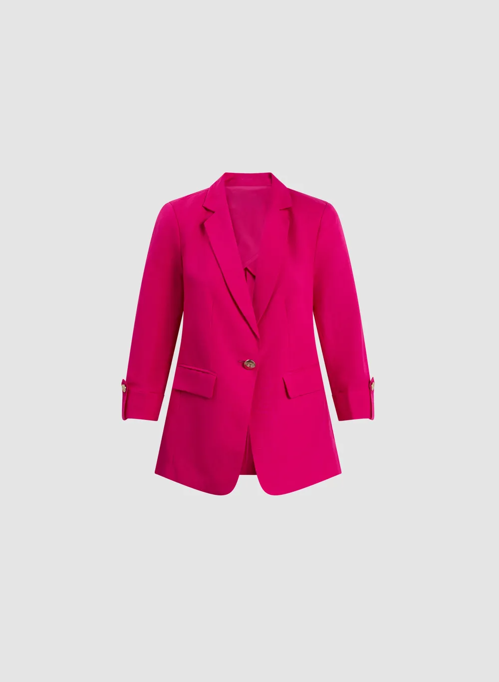 Ivory Linen Blend Blazer