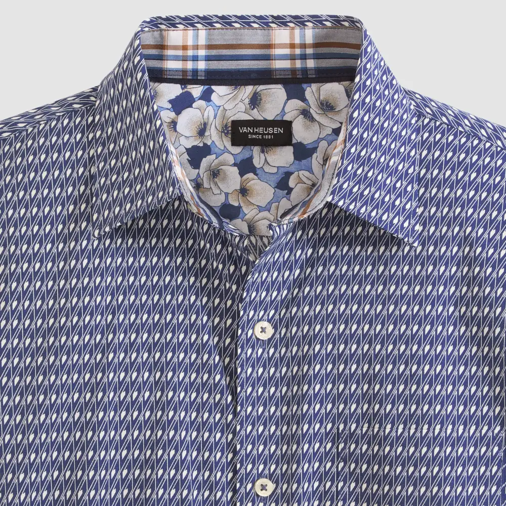 Geometric Pattern Short Sleeve Shirt