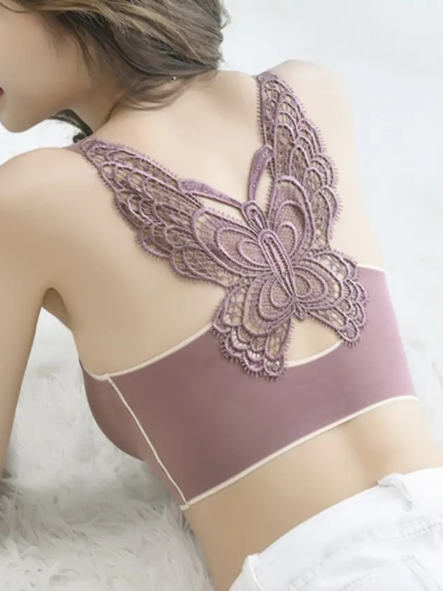 Woman Breathable Comfortable Butterfly Seamless Bra