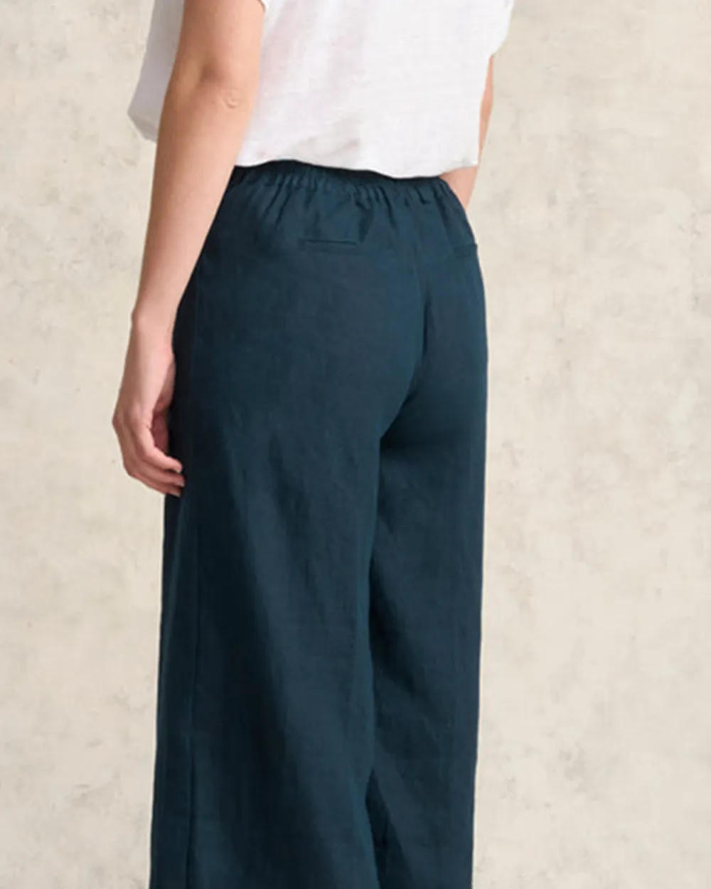 Linen Culotte - Ink