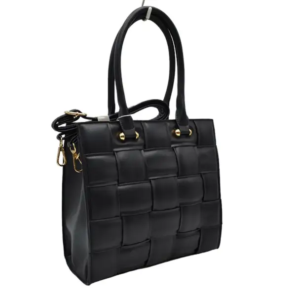 Faux Leather Tote Bag