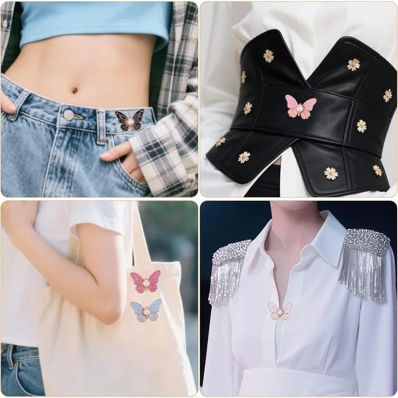 8 butterfly-shaped straps for tightening the waist