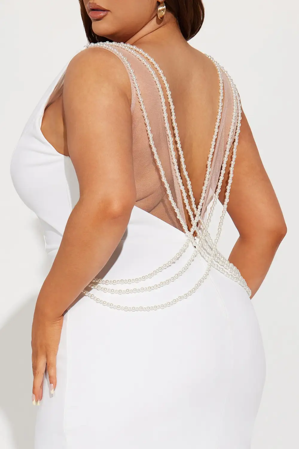 Perla Backless Gown - Ivory