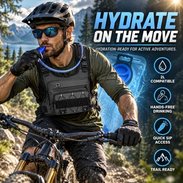 Multi-Function Lightweight Tactical Hiking Vest