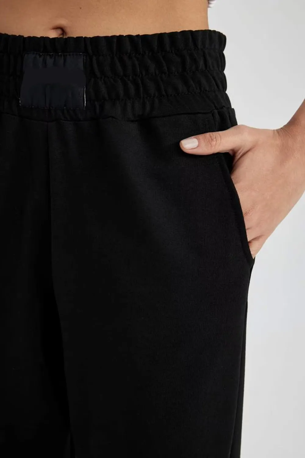 Black Standard Fit Jogger Sweatpants