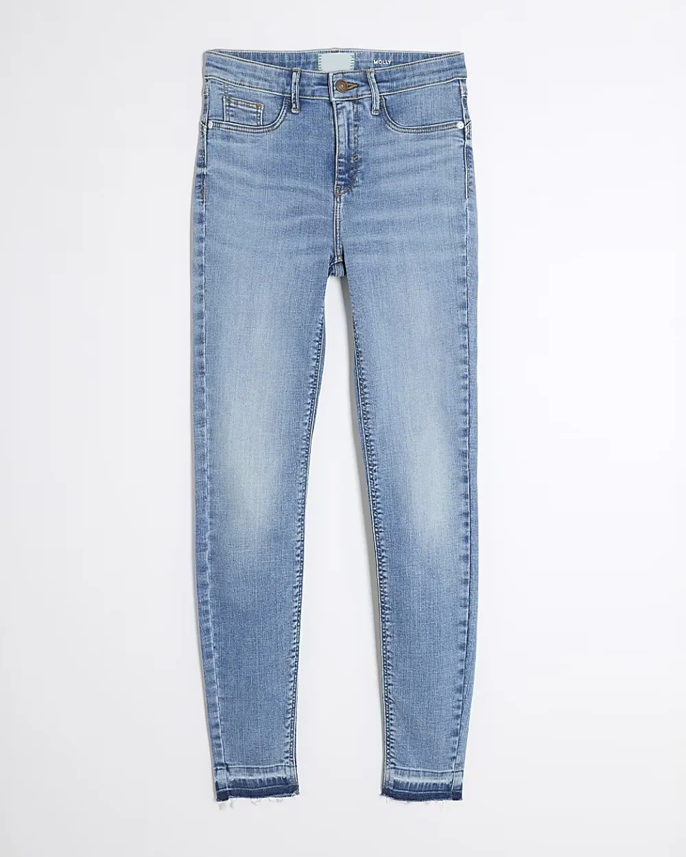 Low-Rise Cotton Skinny Jeans