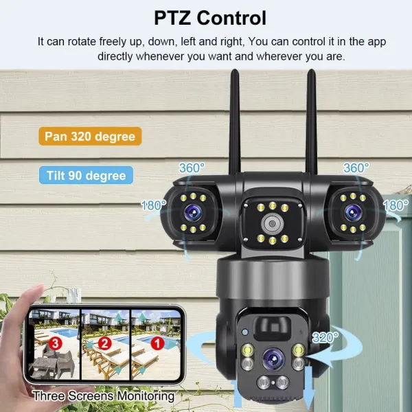 6K 9MP Outdoor Wi-Fi Security Camera