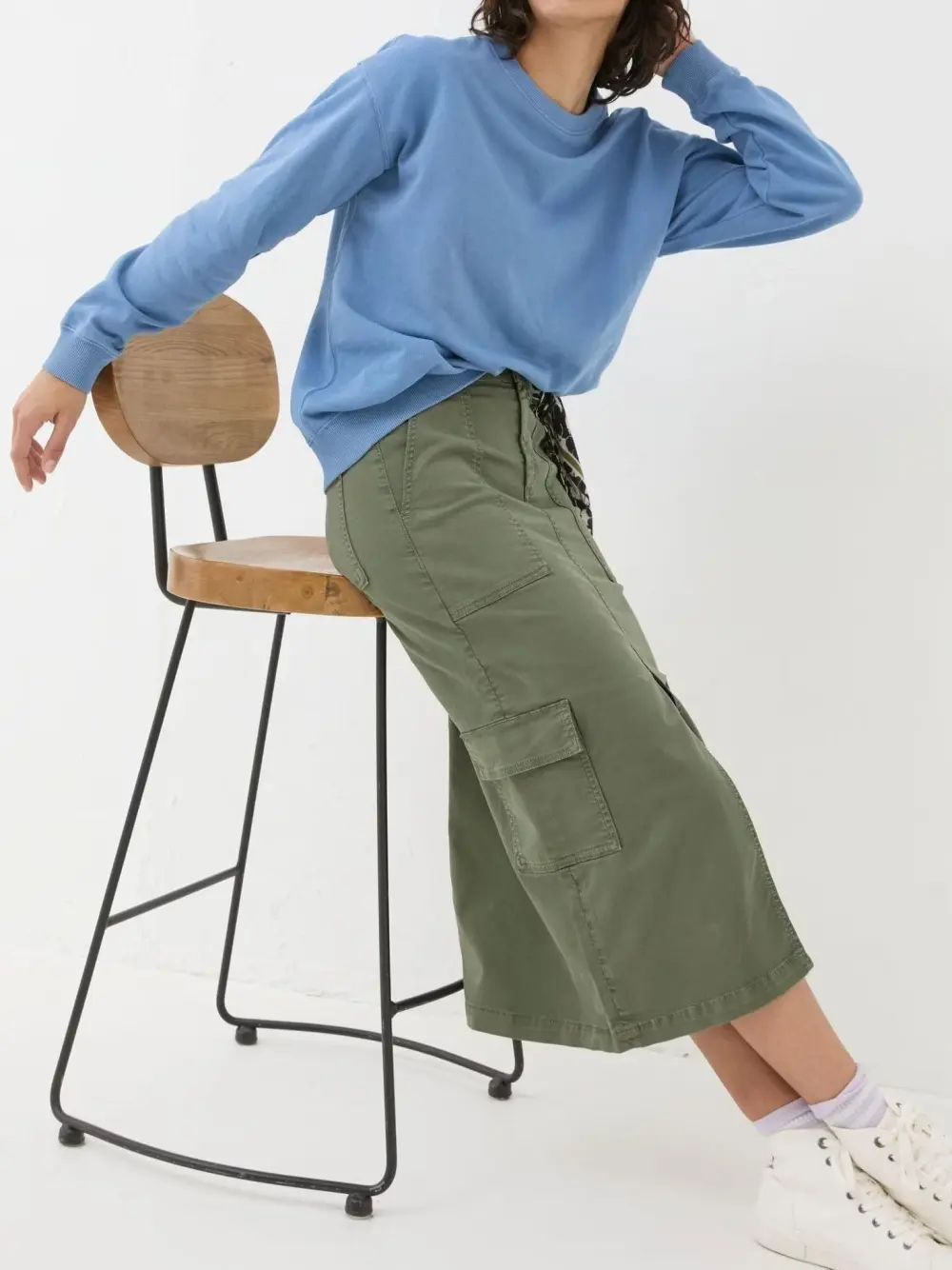 Georgia Blue Cobalt Crew Sweatshirt