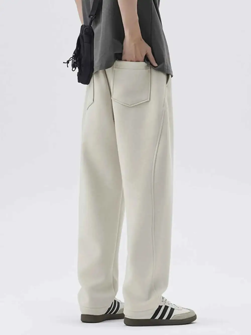 Everyday Casual Loose-Fit Drawstring Pants