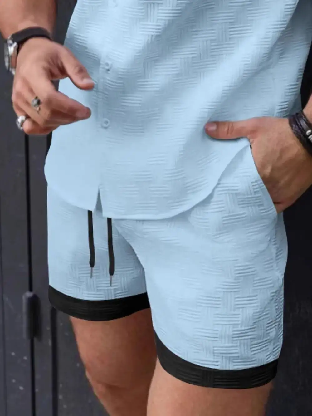 Modern Drawstring Casual Shorts