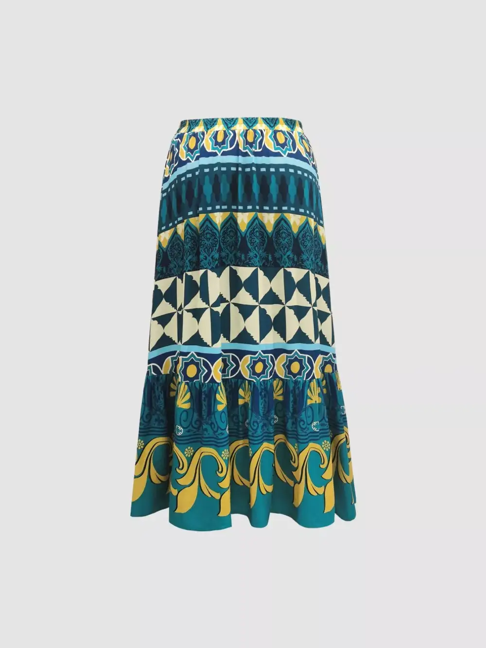 Printed Printed Maxi Skirt