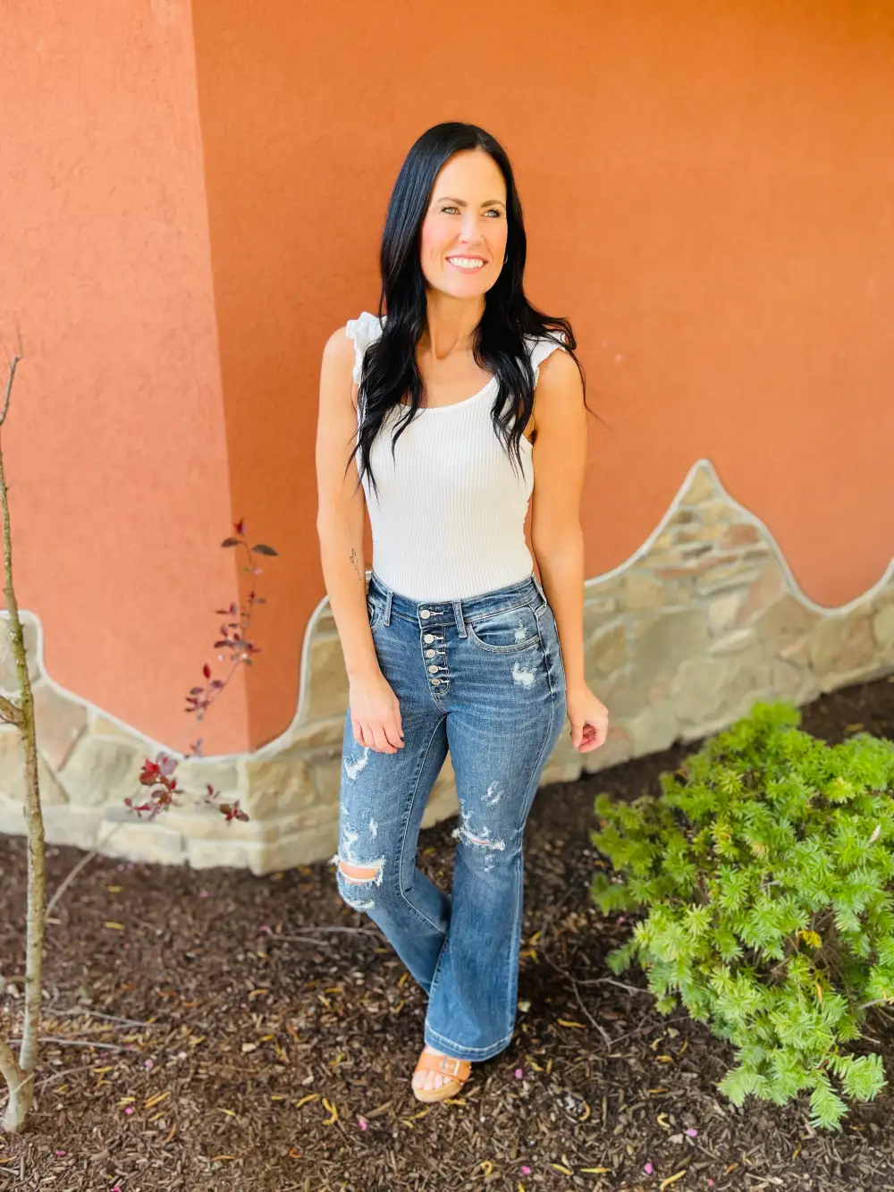RESTOCK! Always Plus/Reg Let's Go Girls Flare Jeans