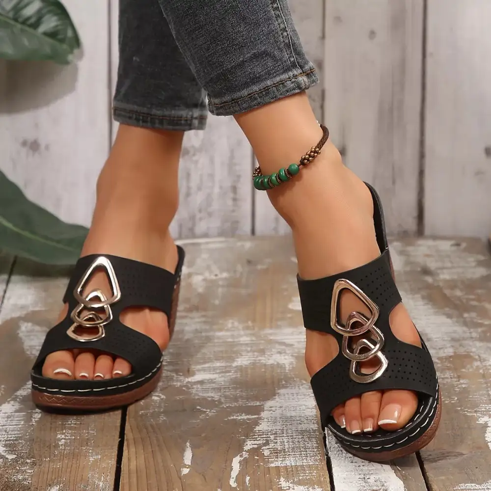 Easygoing Heels Block Heel Sandals