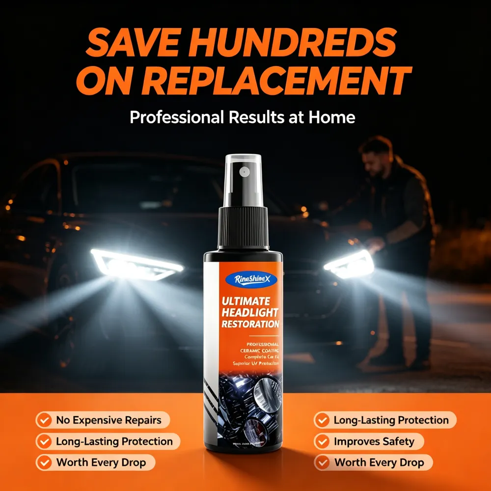 🔥Professional Headlight Restoration Spray Kit