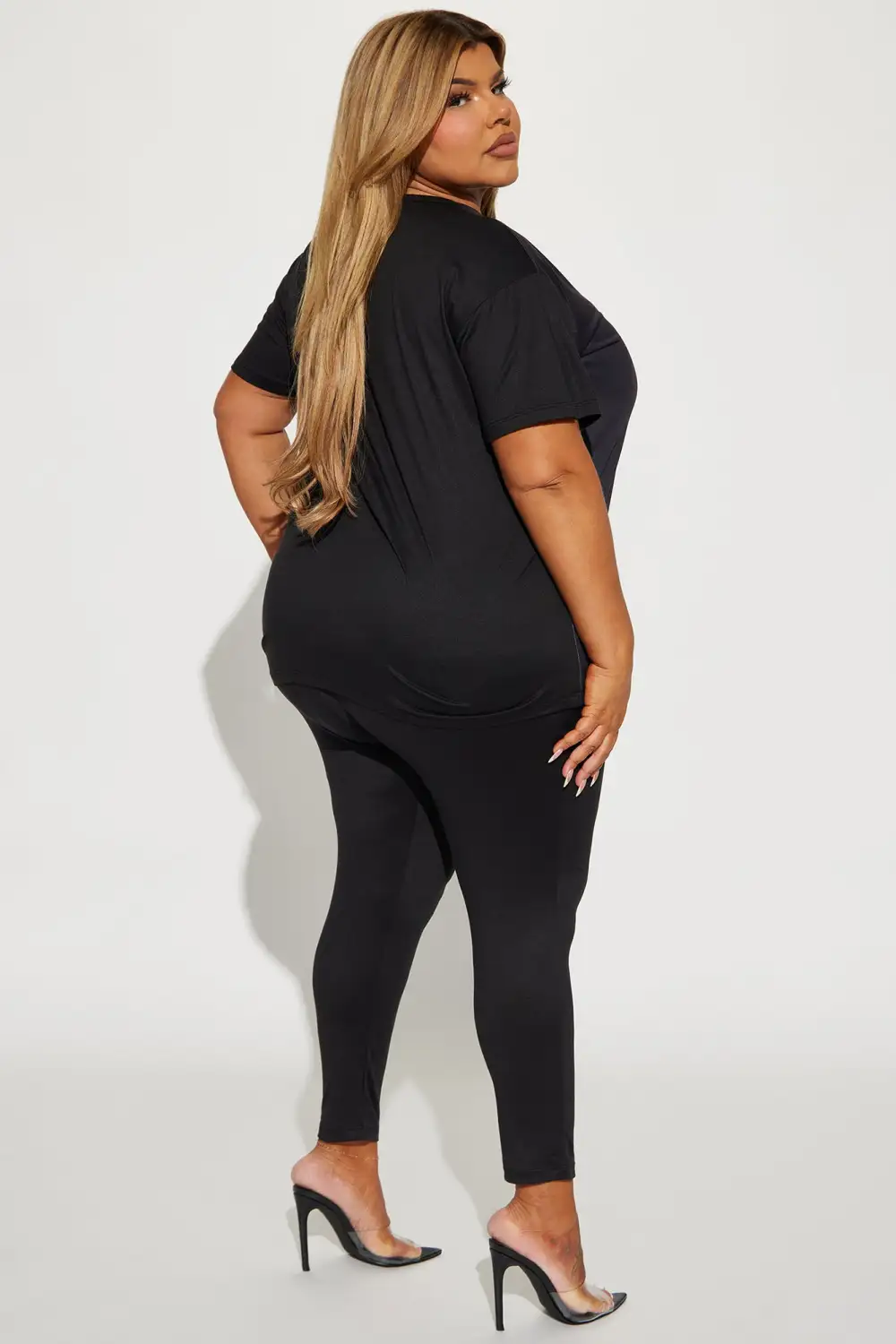 Body Language Legging Set - Black/combo