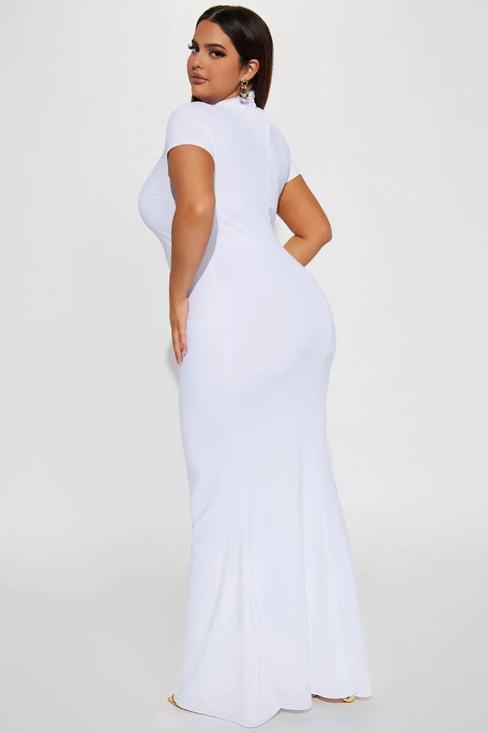Genesis Sculpting Maxi Dress - White
