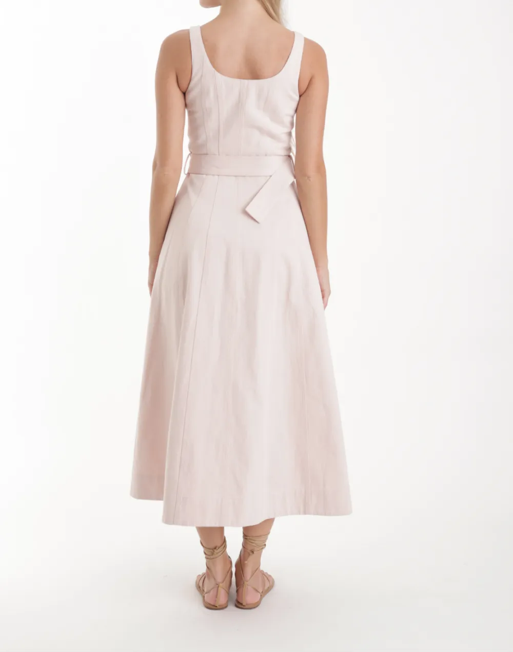 Sleeveless A-Line Dress
