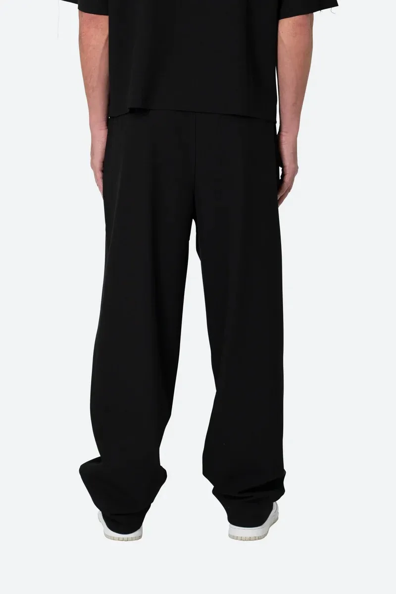 JET BLACK LOOSE FIT TROUSER PANTS