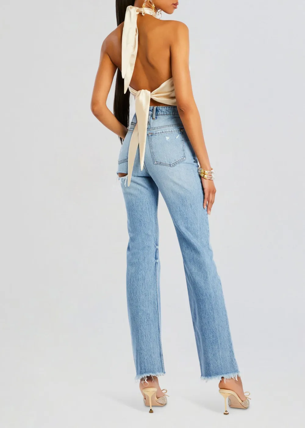 High Rise Straight Jean