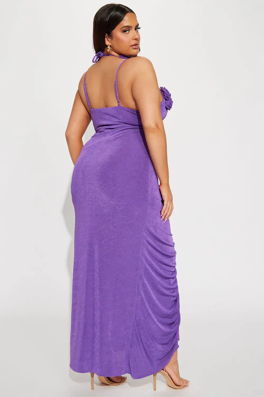 See Me Blossom Maxi Dress - Purple
