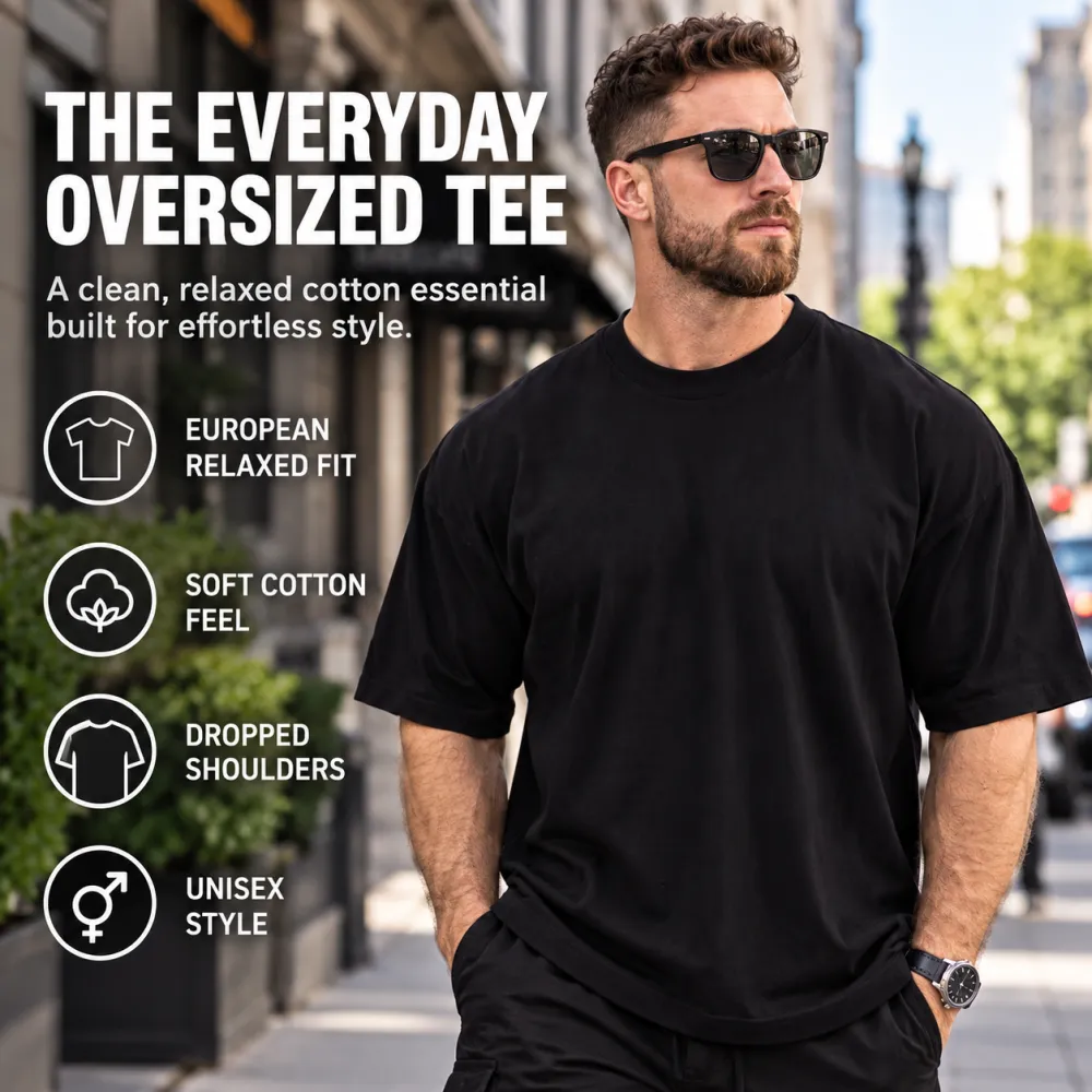 European Size Men's Short Sleeve T-Shirt