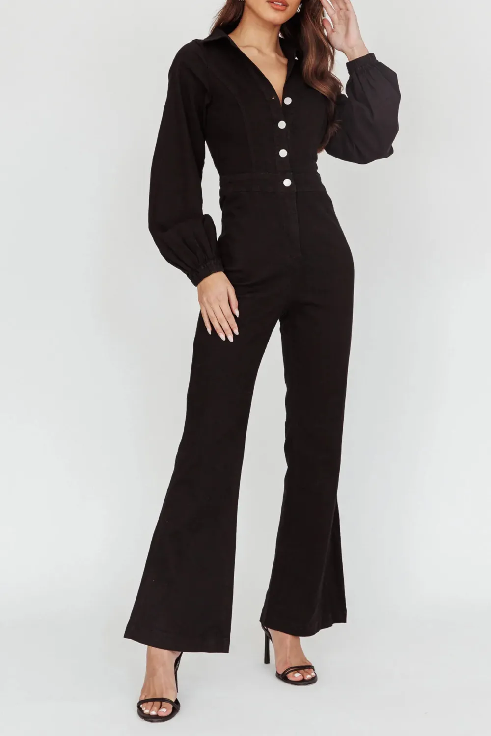 Soft Breathable Flared Long Sleeve Bodysuit