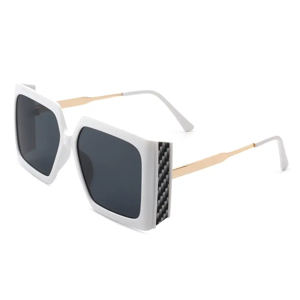 Knotted Square Frame Sunglasses