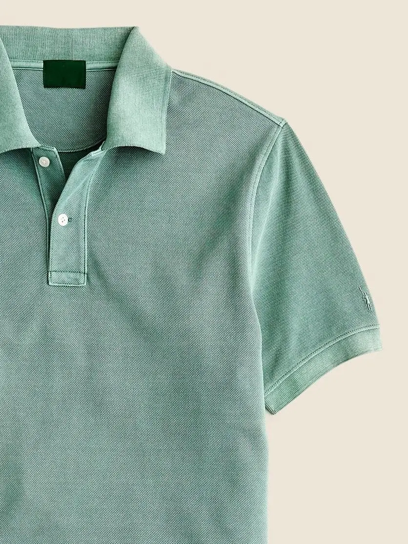 Light Green Short Sleeve Polo Shirt