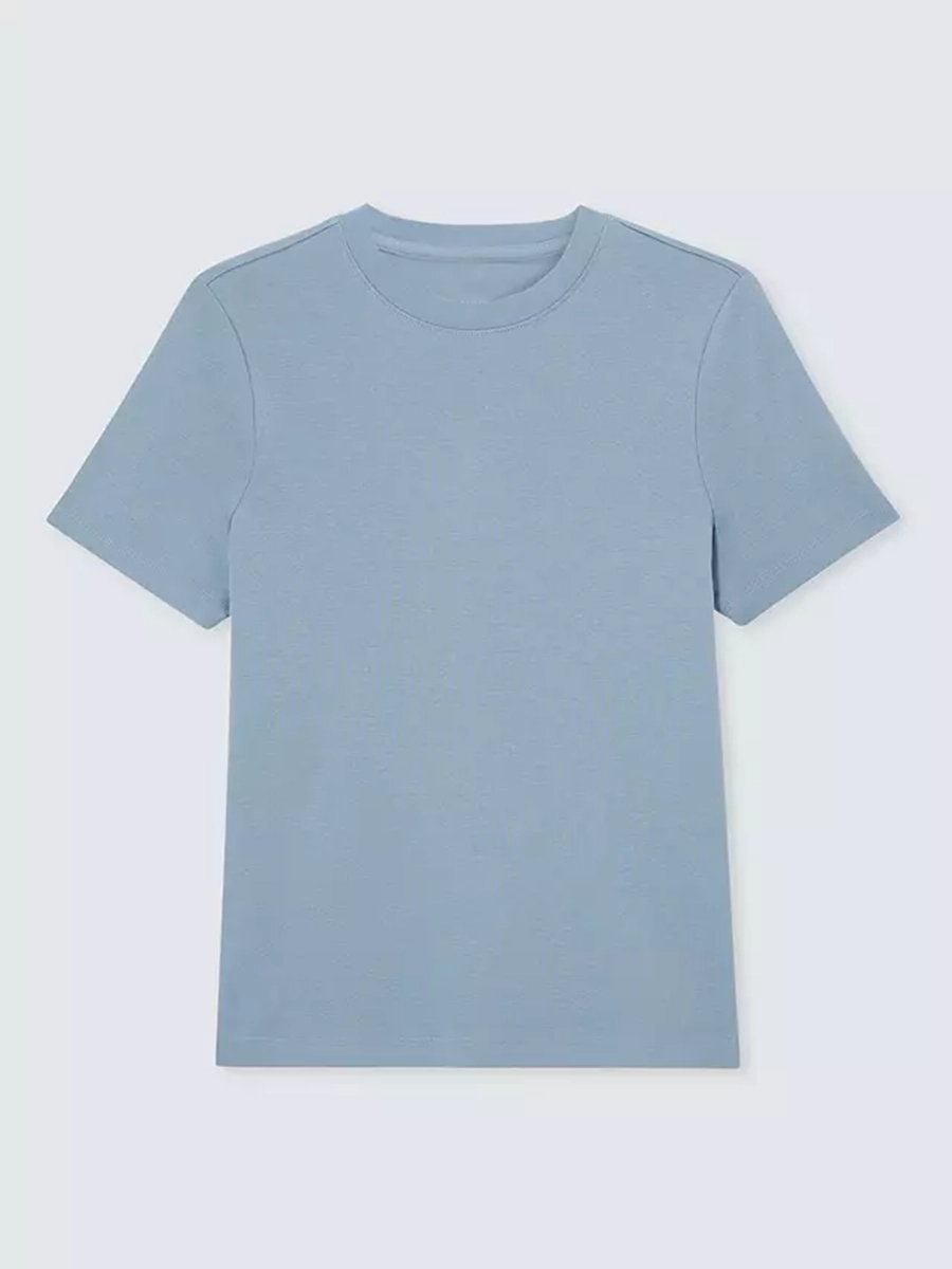 Cotton Short Sleeve Crew Neck T-Shirt