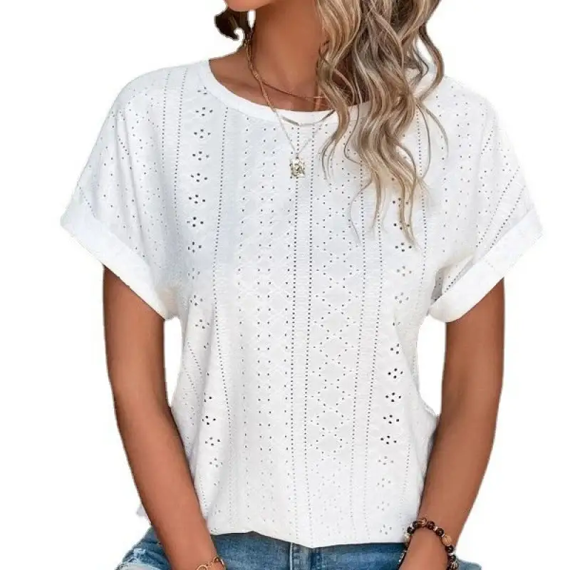 Mesh Batwing Sleeve Blouse