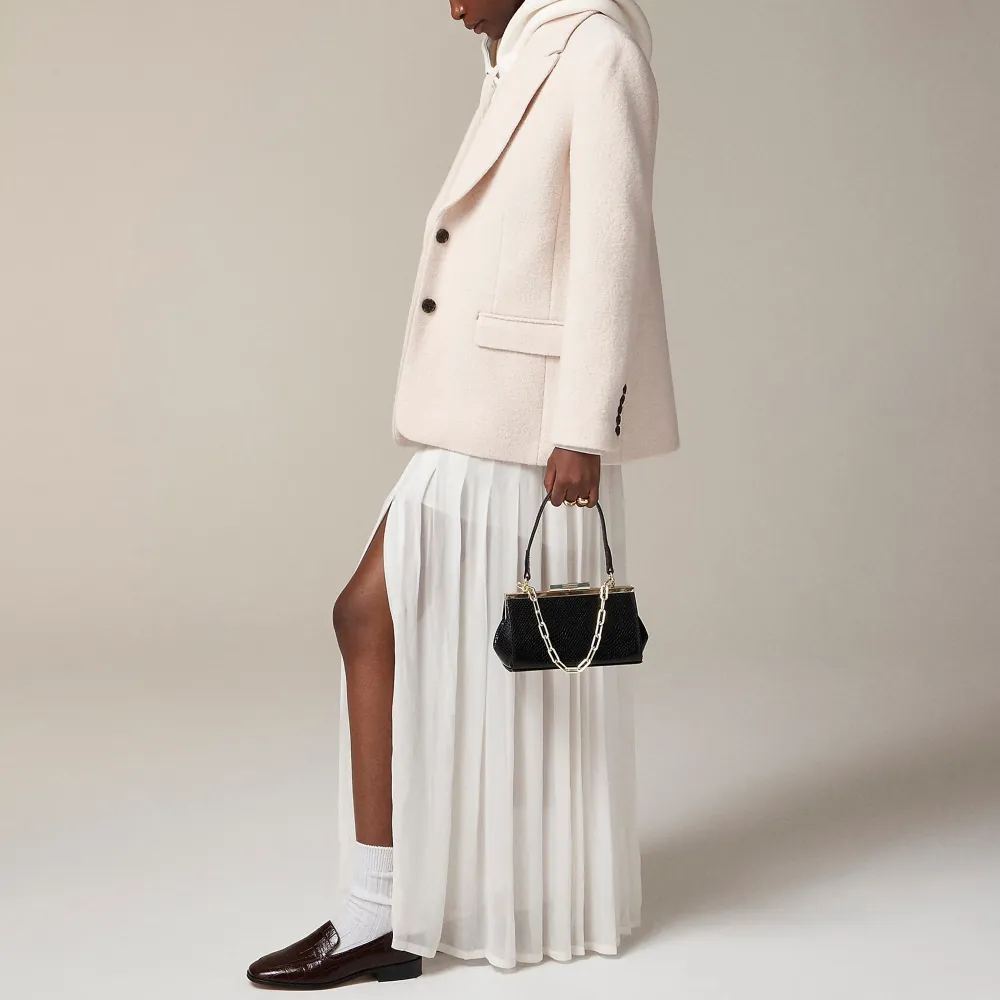 Oversized Blazer Jackets in Boiled Wool