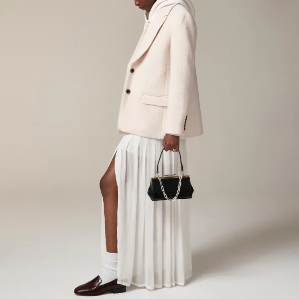 Oversized Blazer Jackets in Boiled Wool