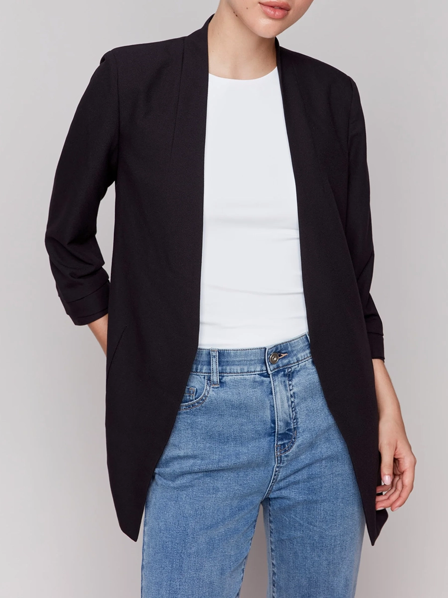 Three Dimensional Tailoring Anti-Wrinkle Crisp Suit Jacket