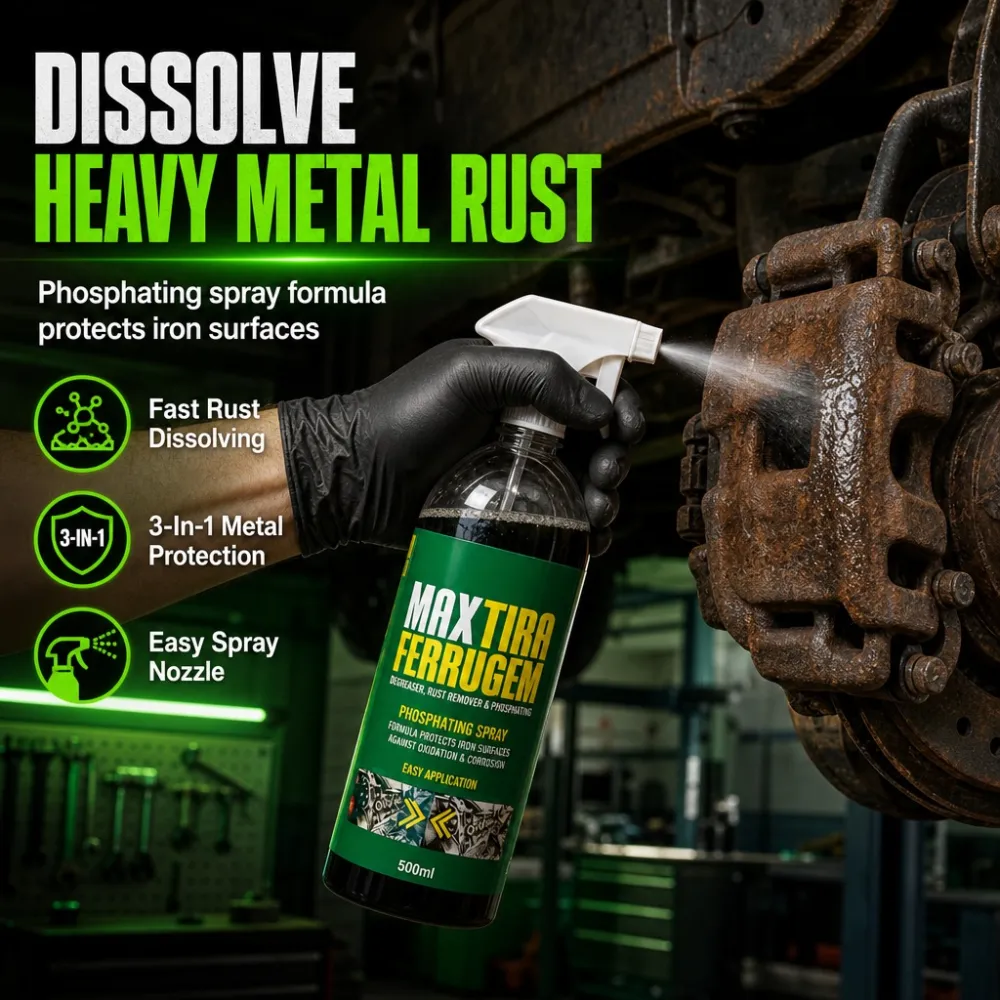 3 in 1 Rust Remover and Phosphating Agent for Metal Parts