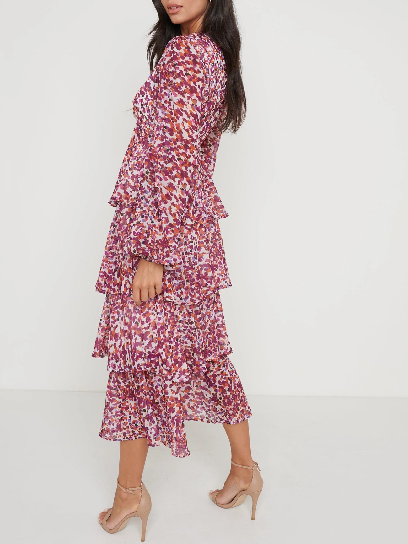 Ruffle Midi Dress