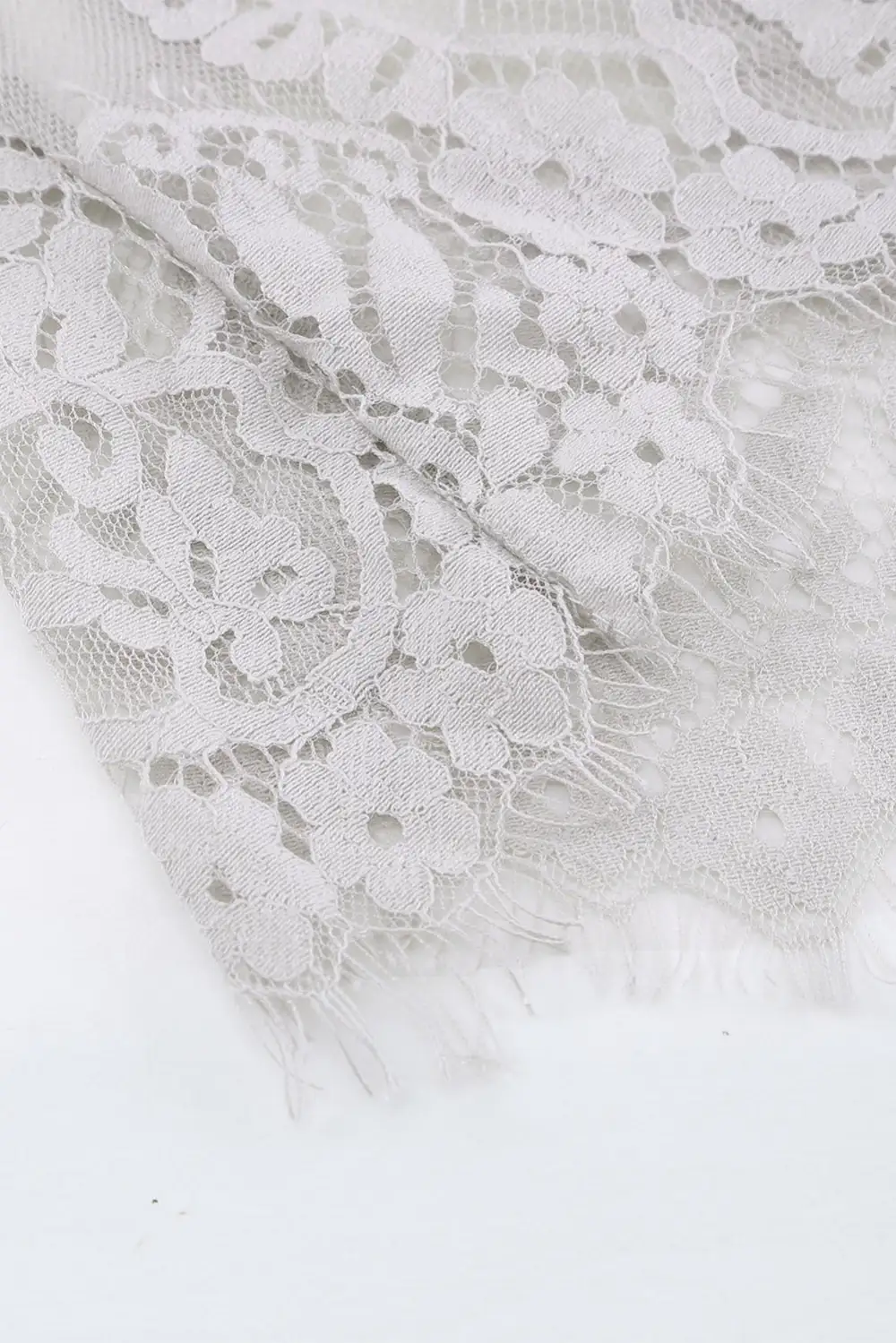 V-Neck Lace Maxi Dress