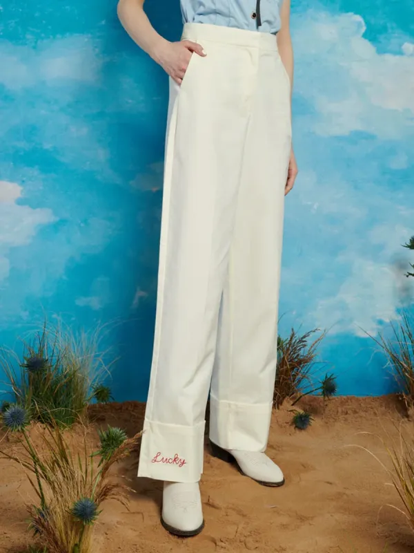 Embroidered Trousers