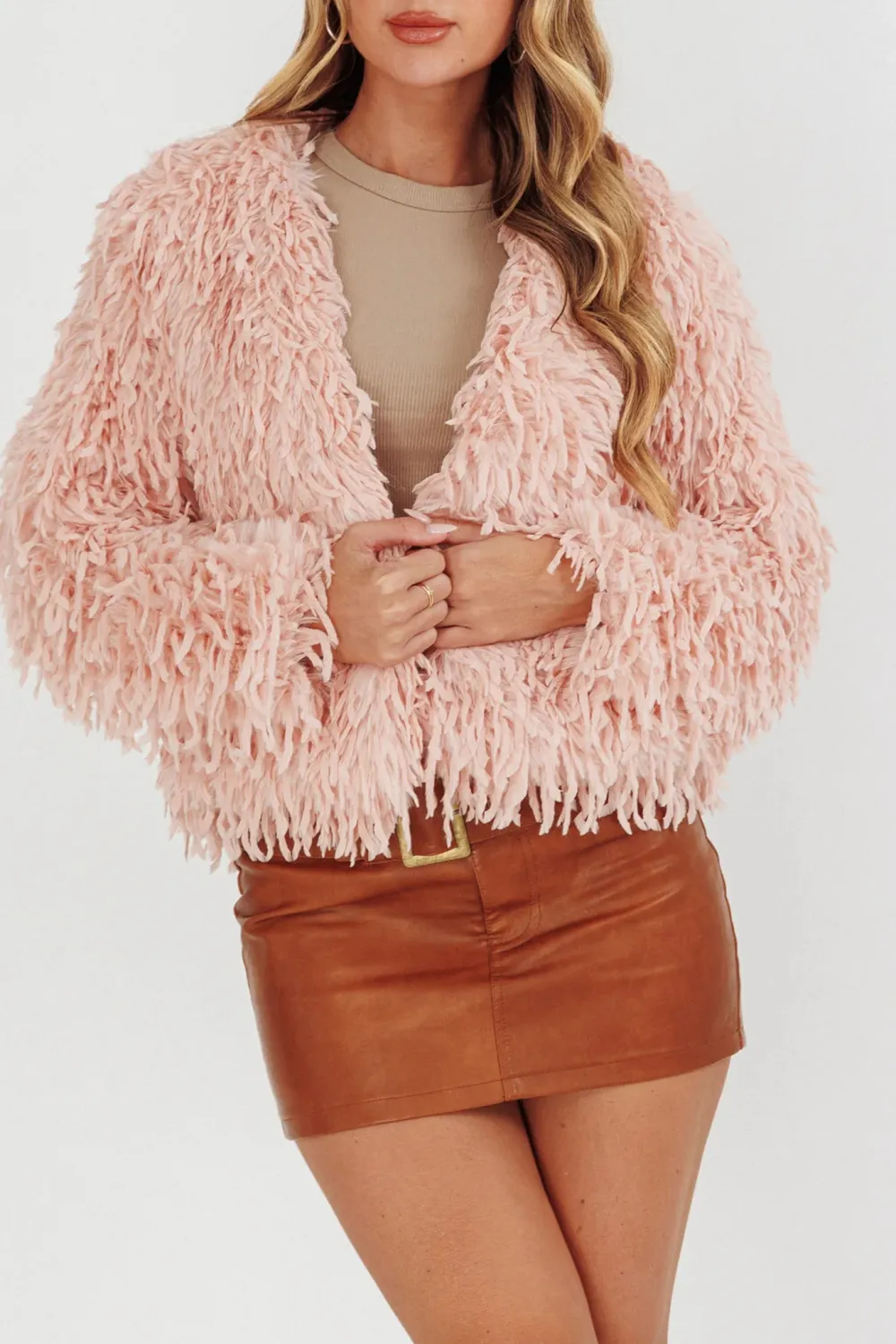 Loose-Fitting Long-Pile Thermal Jacket