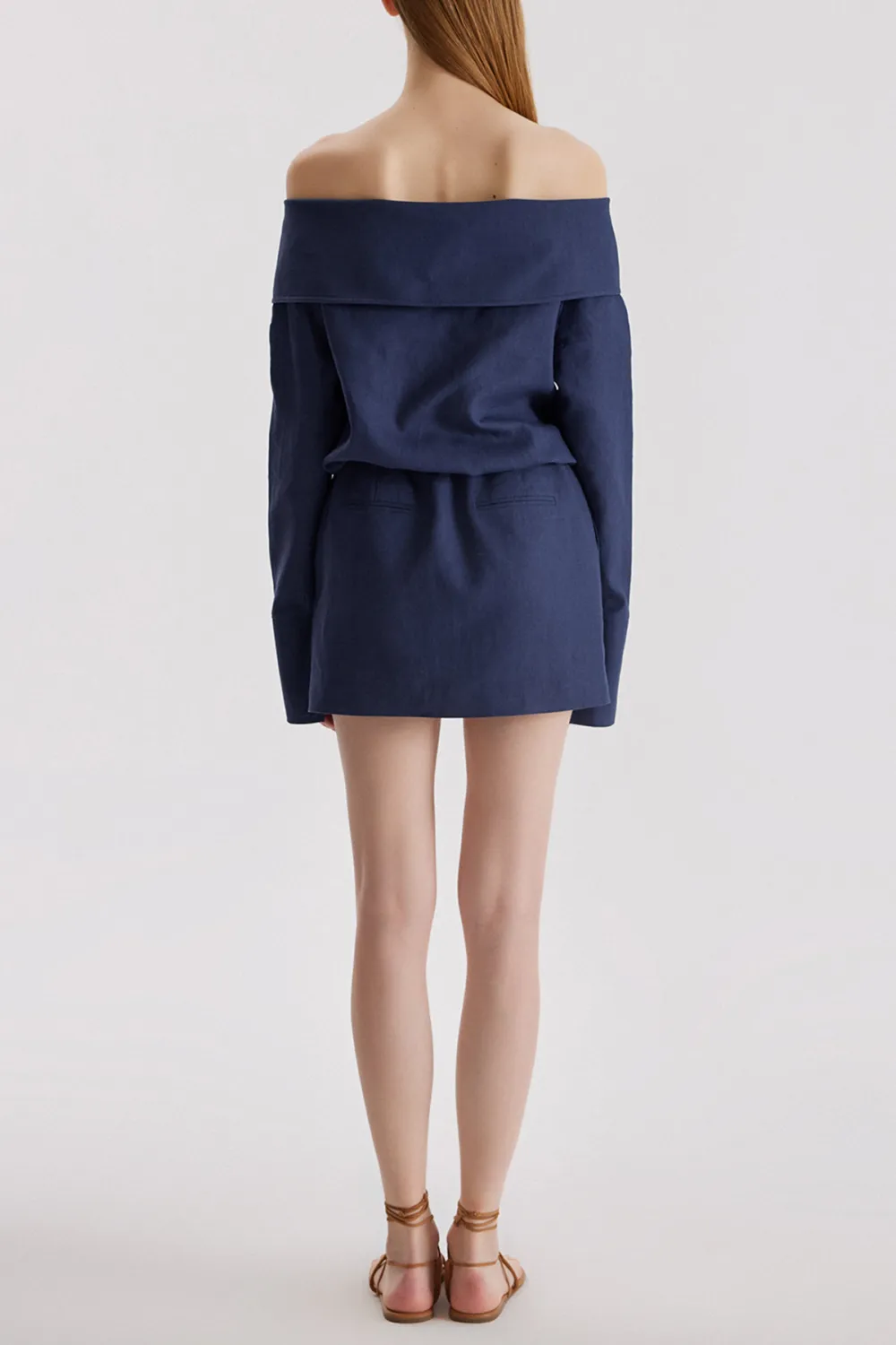 Mini Dress-Navy Blue
