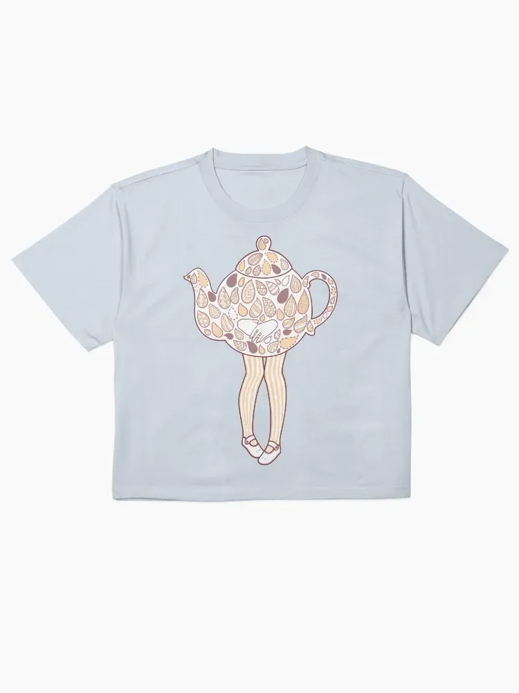 Teapot Printed Women's Short Sleeved T-Shirt