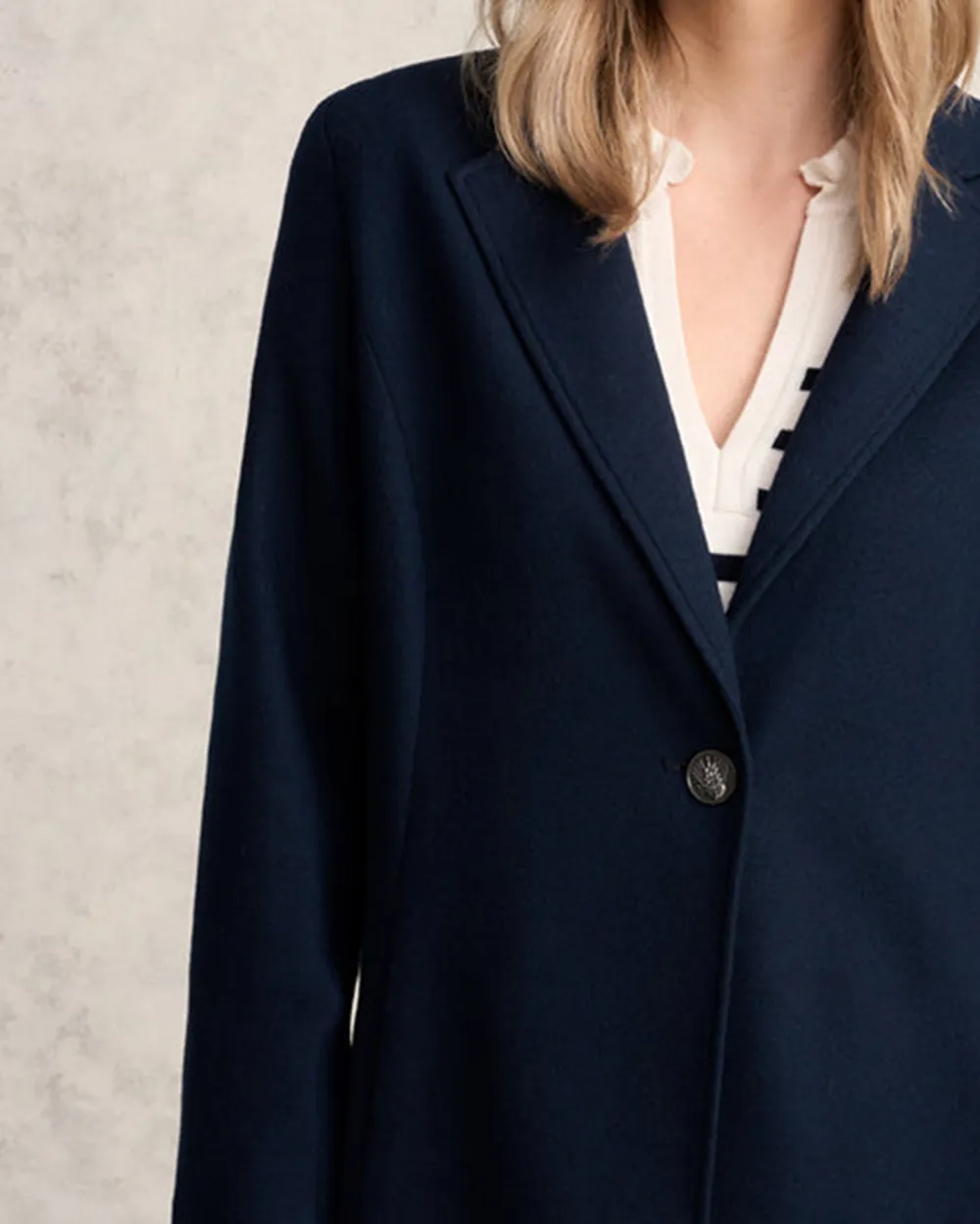 Wool Slight Stretch Coatigan