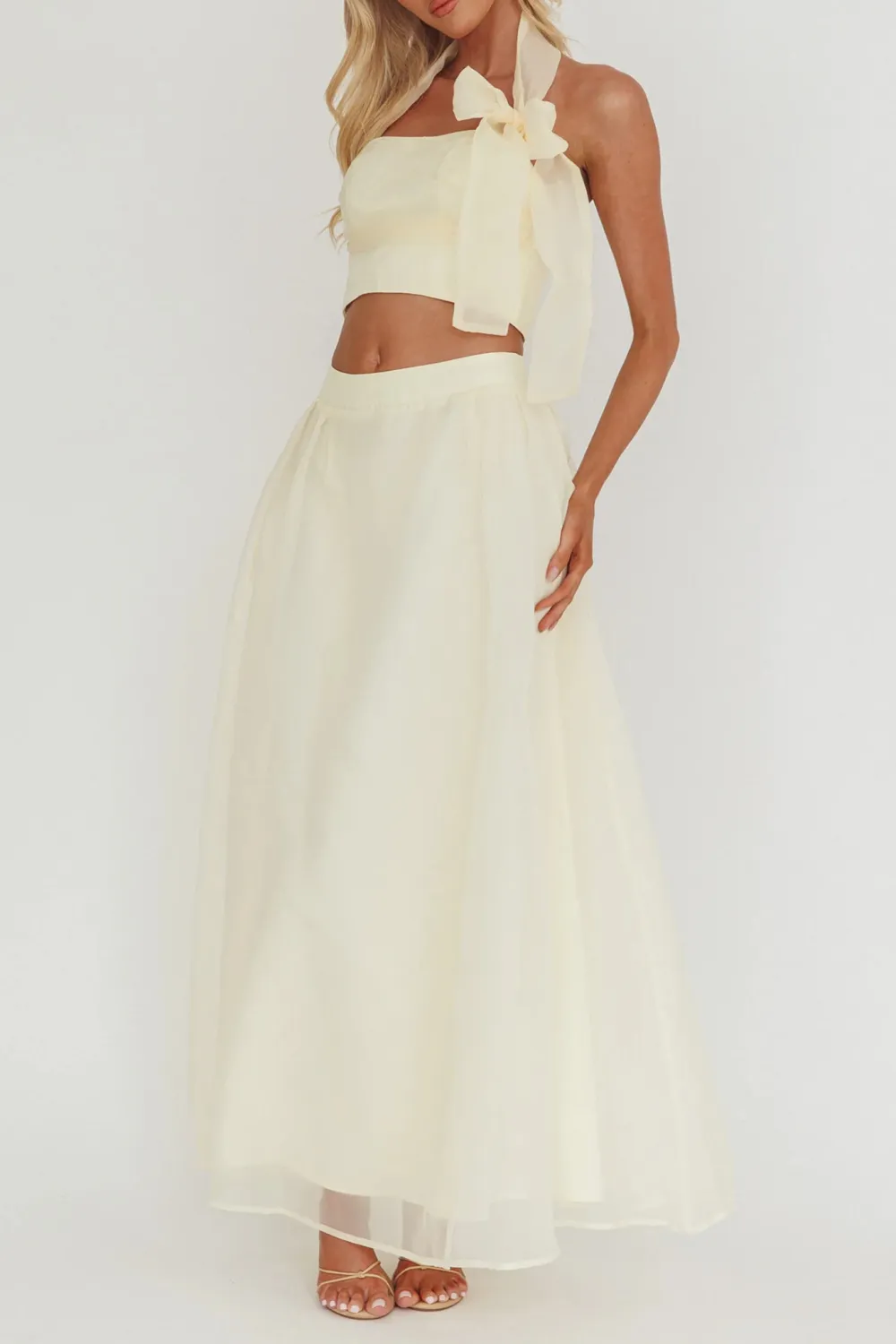 Fashionable Slim Bow Tie Top