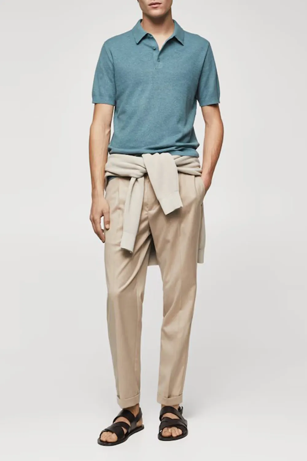 Knit Cotton Polo Shirt