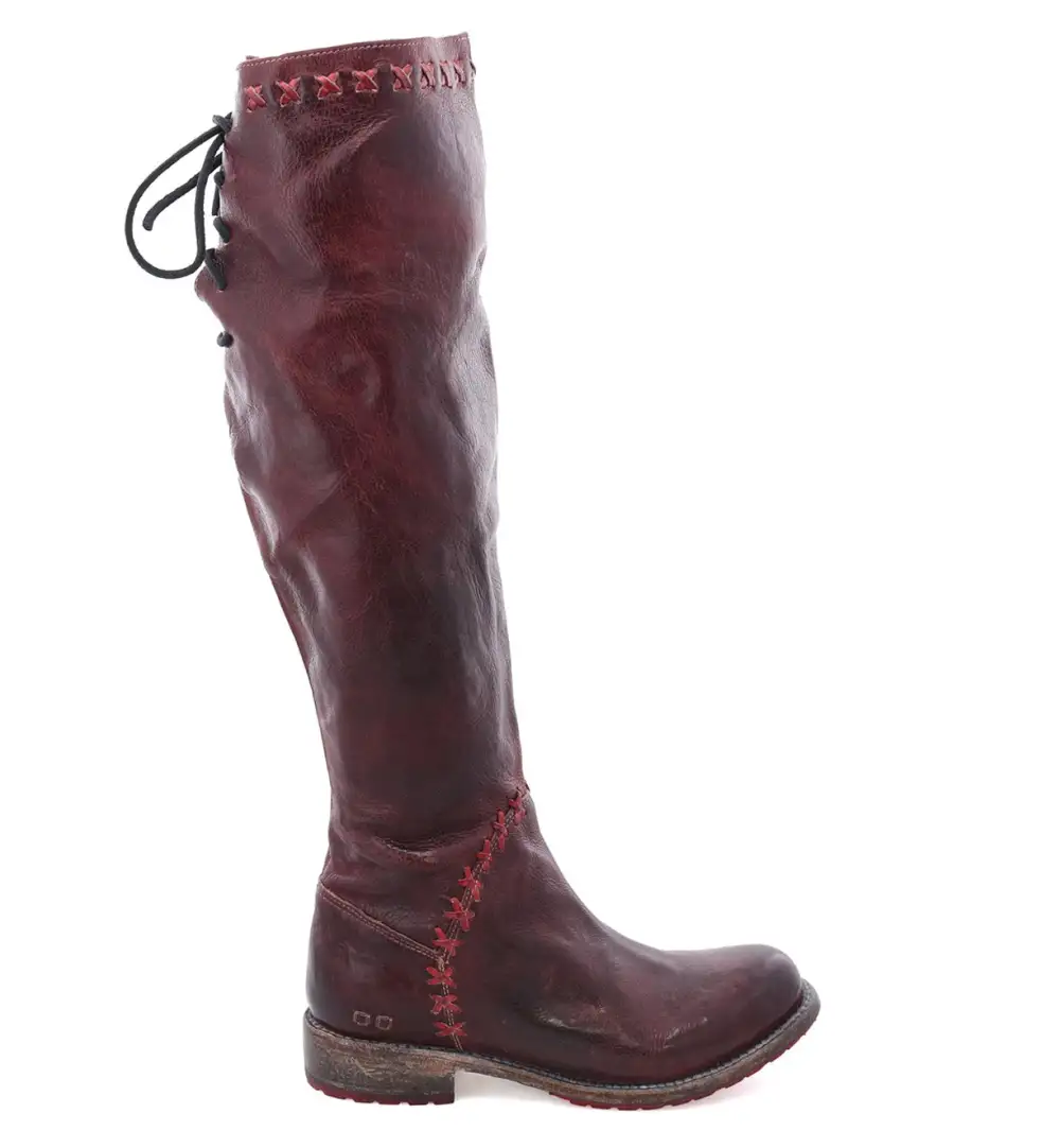 Side Zip Leather Ankle Boots
