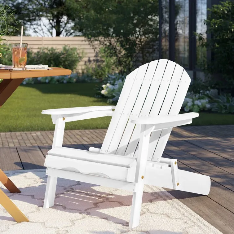 Woking Acacia Outdoor Adirondack Chair Set